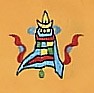 Buddhistisches Glückssymbol Banner