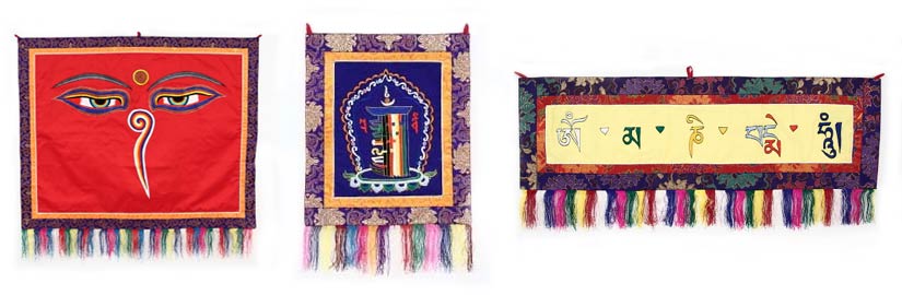 Buddhistische Wandbehänge
