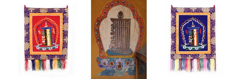 Kalachakra Wandbehänge aus Nepal