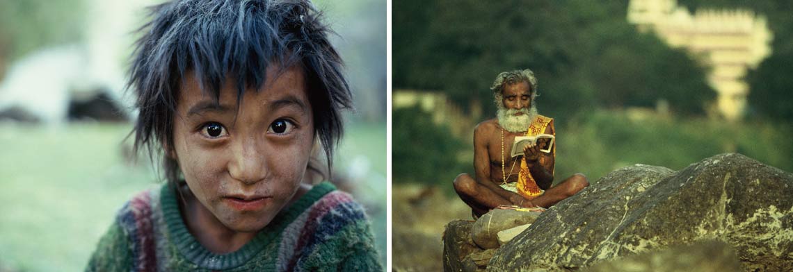 Portraits aus Nepal und Indien