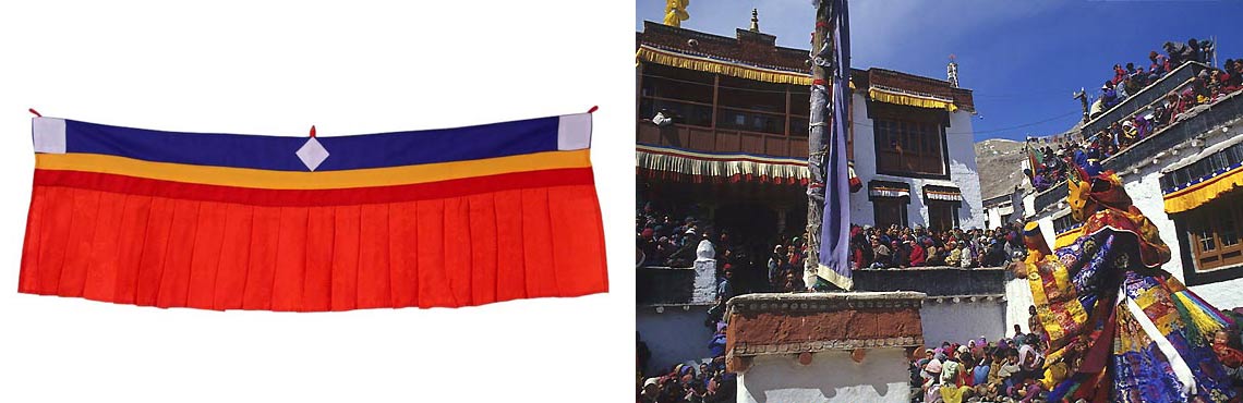 Stok Guru Tsechu, das Fest im Kloster Stok, Ladakh, Indien