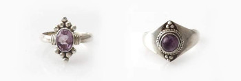 Ringe mit Amethyst