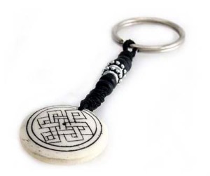 Schlüsselanhänger, Yak-Horn, Endloser Knoten 5