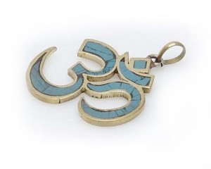 Om Anhänger, sanskrit