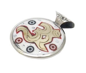 Om, Om Mani Anhänger aus Nepal