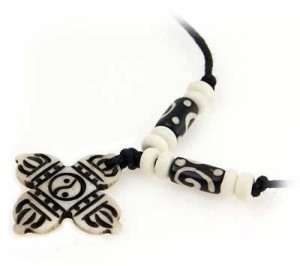 Yak Horn Anhänger - Tibet-Style, Vishvavajra 2