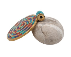 Spirale/Schnecke Anhänger aus Nepal