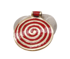 Spirale/Schnecke Anhänger aus Nepal