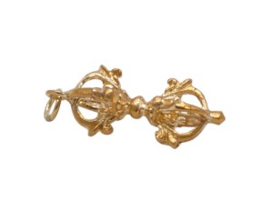 Vajra/Dorje Anhänger aus Messing – Handgefertigt in Nepal
