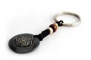 Schlüsselanhänger, Yak-Horn, Endloser Knoten 4