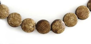 Yak Horn Armband "Eight Lucky Symbols" aus Nepal