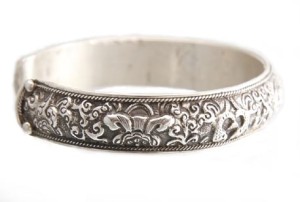 Eight Lucky Symbols Armreif, Sterlingsilber (925)