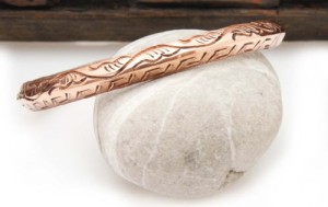 Armreif, Kupfer, Nepaldesign 2