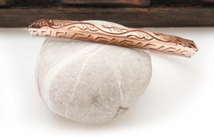 Armreif, Kupfer, Nepaldesign 2