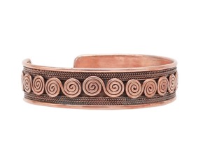 Armreif, Kupfer, Nepaldesign 4