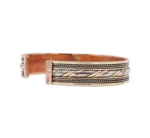 Drei Metalle Armreif