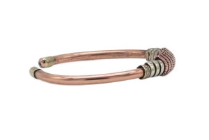 Drei Metalle Armreif, schmall, Nepaldesign 2