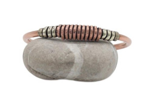 Drei Metalle Armreif, schmall, Nepaldesign 2