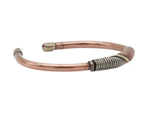 Drei Metalle Armreif, schmall, Nepaldesign 3