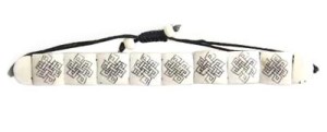 Yak Horn Armband "Endloser Knoten" aus Nepal