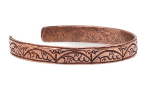 Armreif, Kupfer, Nepaldesign 3