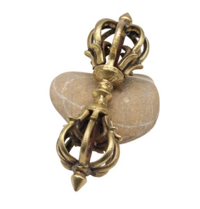 Messing Dorje (Vajra) aus Nepal, 270 g.