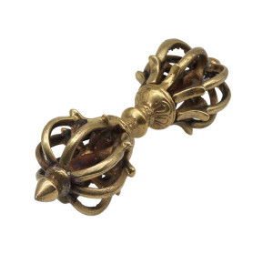 Messing Dorje (Vajra) aus Nepal, 270 g.