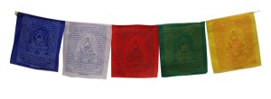 Gebetsfahne - Medizin Buddha - aus Nepal - Länge ca. 220 cm