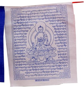 Gebetsfahne - Medizin Buddha - aus Nepal - Länge ca. 220 cm