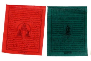 Gebetsfahne - Baumwolle - aus Nepal - Länge ca. 170 cm