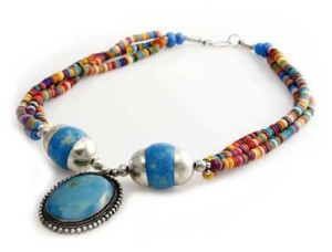 Yak-Horn Kette, Nepal Design 10
