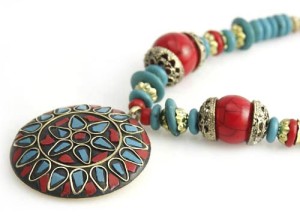 Yak-Horn Kette, Nepal Design 6
