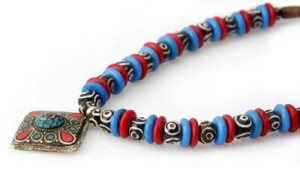 Yak-Horn Kette, Nepal Design 12