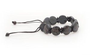 Yak Horn Armband "Eight Lucky Symbols" aus Nepal