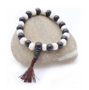 Handmala, Horn, schwarz/weiß