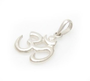 OM Anhänger aus Nepal, Sterlingsilber (925)
