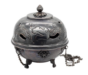 Räucherschale mit Drachen aus Nepal