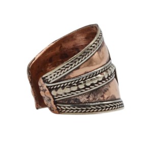 Offener Om Zeichen Ring (sanskrit) aus Nepal