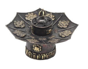 Räucherstäbchenhalter, Glückssymbole, Dorjes, Nepal
