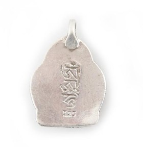 Manjushri Anhänger aus Nepal, Sterlingsilber (925)