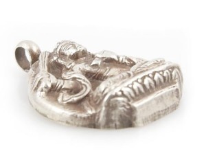 Manjushri Anhänger aus Nepal, Sterlingsilber (925)