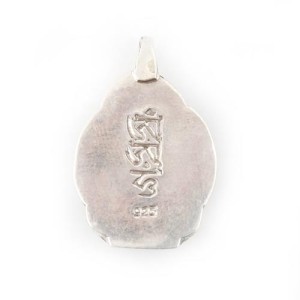 Weiße Tara Anhänger aus Nepal, Sterlingsilber (925)