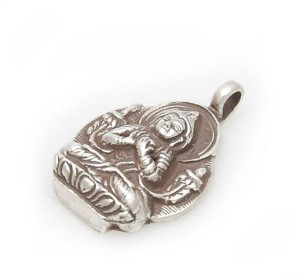 Tsongkapa Anhänger aus Nepal, Sterlingsilber (925)