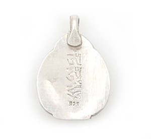 Avalokiteshvara Anhänger aus Nepal, Sterlingsilber (925)