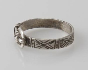 Gürtelring Sterlingsilber (925) aus Nepal, Innendurchmesser 19 mm.