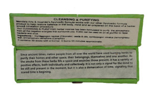 Cleansing Purifying - Smoke Therapy Räucherstäbchen