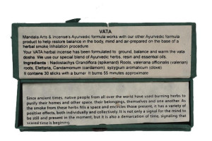 Vata - Smoke Therapy Räucherstäbchen