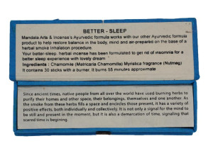 Better Sleep - Smoke Therapy Räucherstäbchen