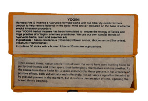 Yogini - Smoke Therapy Räucherstäbchen