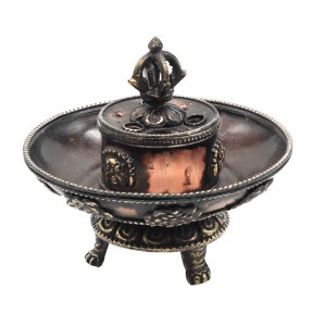 Räucherstäbchenhalter, Glückssymbole, Vajra aus Nepal